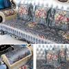 Embroidery Jacquard Sofa Cover Retro Classic Cushion Luxury Fabric Combination Sofa Cover Anti-slip Slipcover Living Room Decor