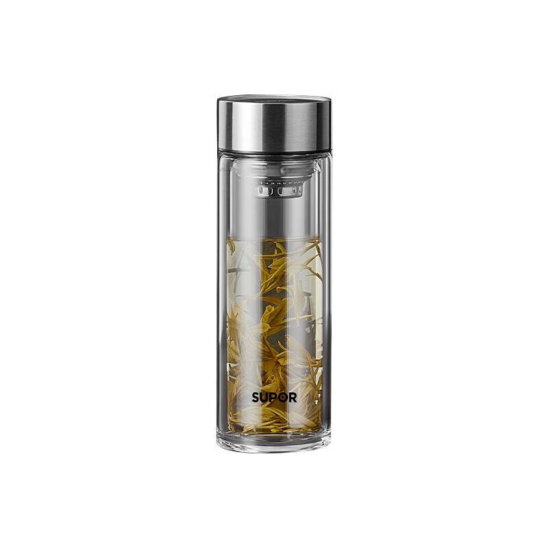 SUPOR Double Wall Heat Resistant Glass Cup