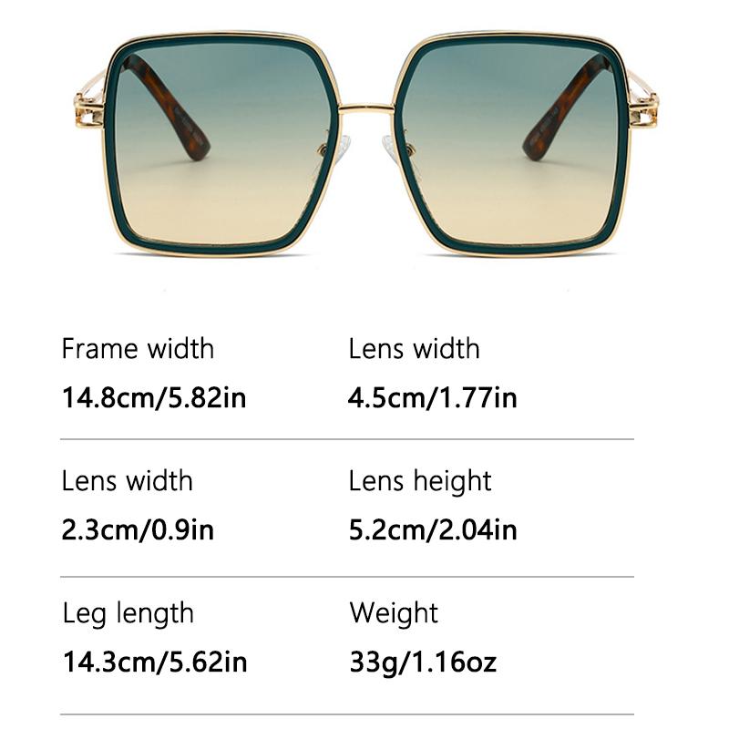 New Women's Square Sunglasses Women's Large Frame Uv Anti-uv Sunglasses Fashion Sunglasses M5246