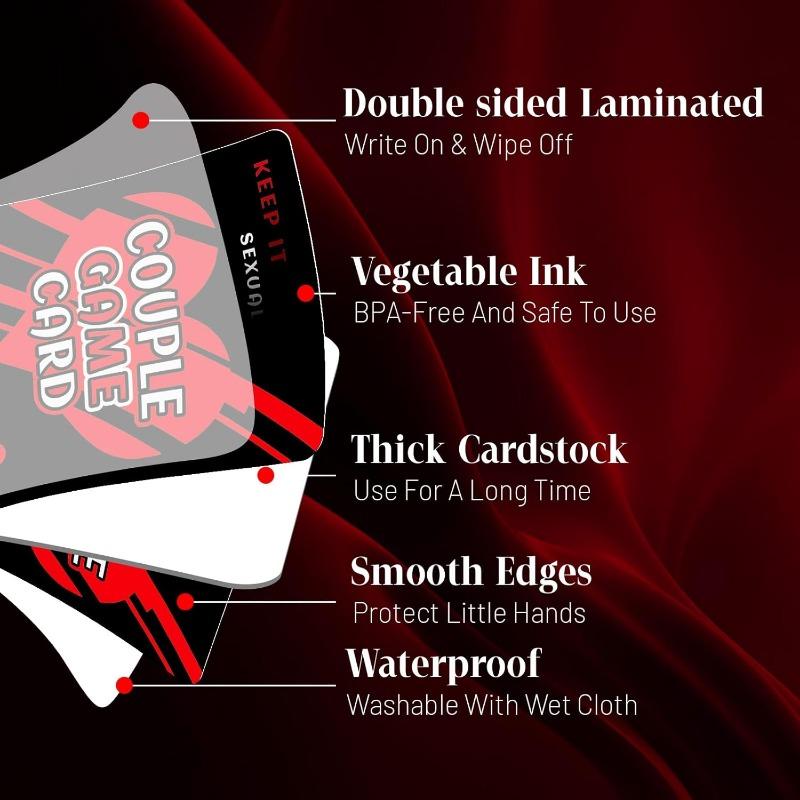 Bedroom Couples Games for Adults,Super Fun Couple Card Games for Date Nights,50 Prompts to Spark Conversation and Intimacy Z01