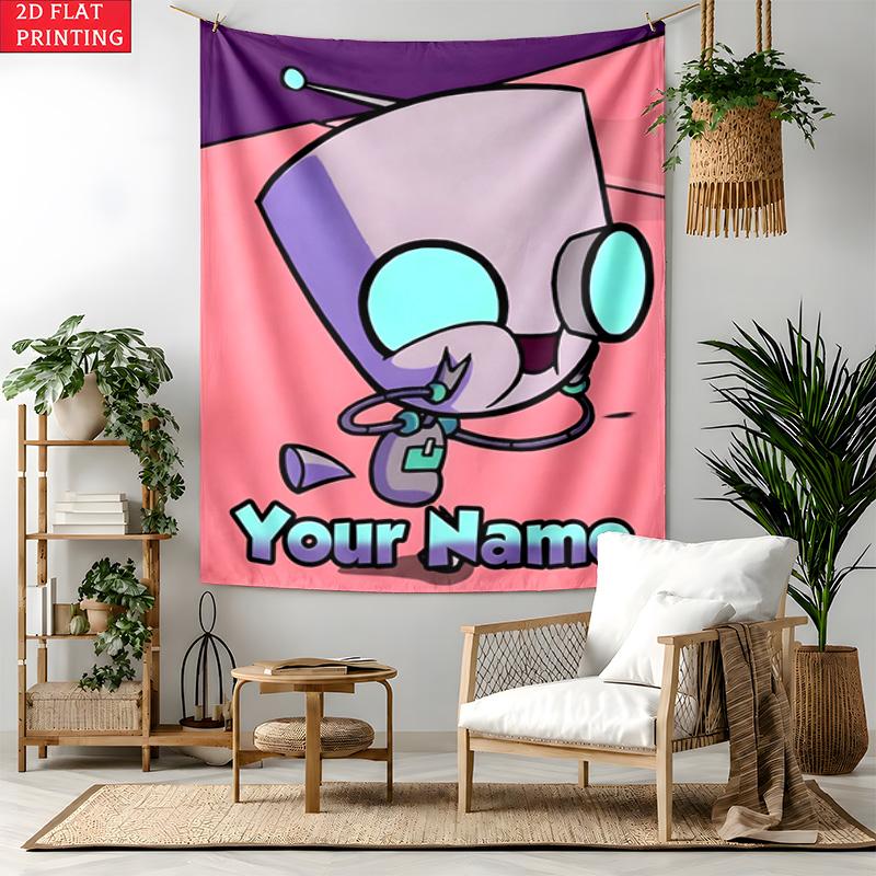 Girl Custom Name Tapestry Personalized Wall Art Hanging Bohemian Home Decor for Bedroom Dorm Living Room