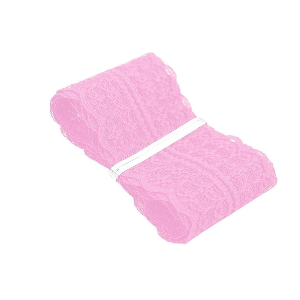 Embroidered Net Lace Trim Ribbon 6 Yard 4.5 Cm Multicolour Choice DIY Accessory