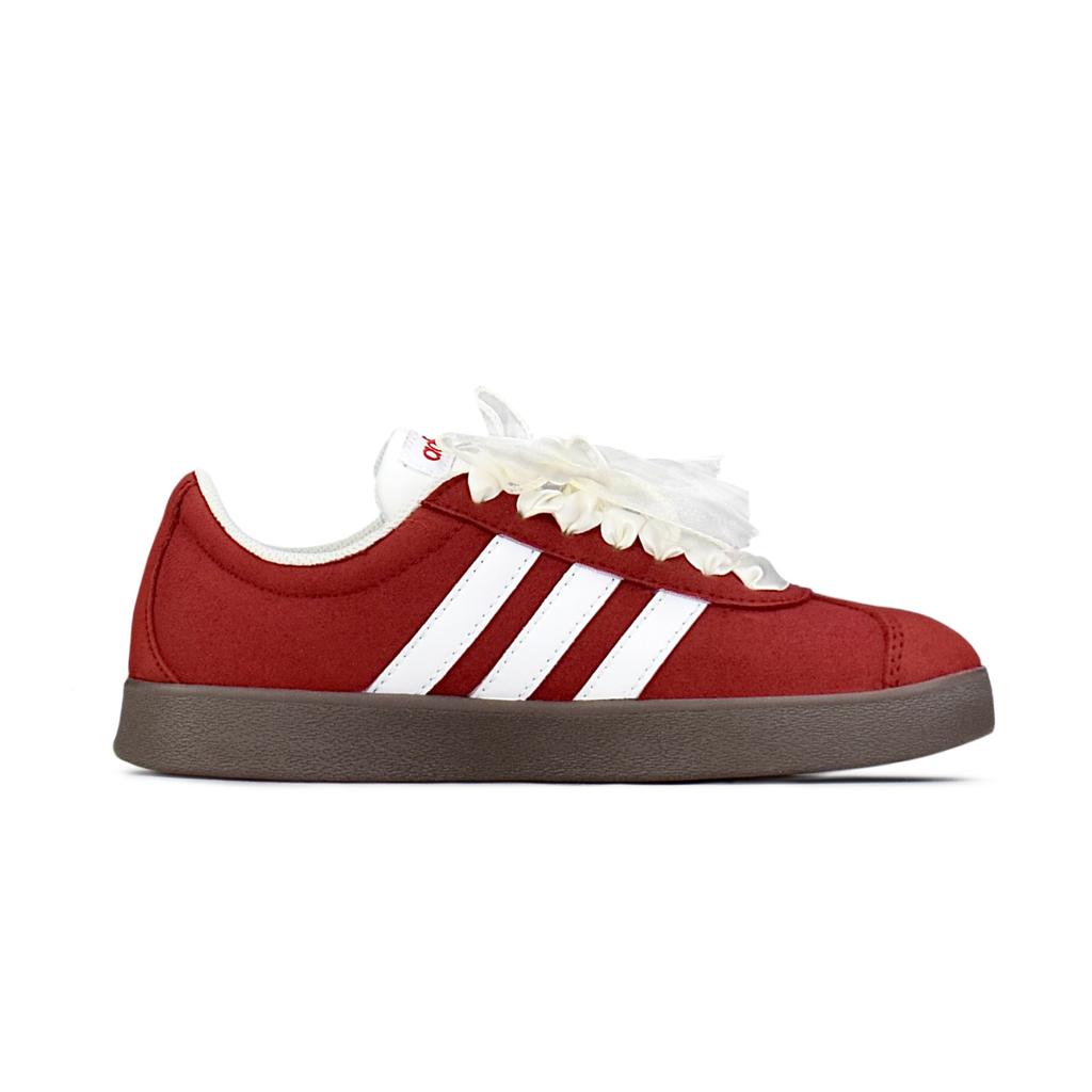 Adidas Neo VL Court 2.0 Low top Skateboard Shoes Unisex Orange Red HQ1802(Team462-)