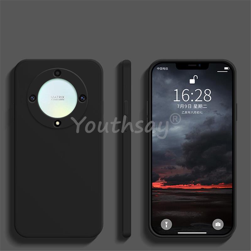 For Honor X9A Case Silicone Liquid Original For Honor X9A X8A X7A X9 X8 Cover TPU Protector Case Honor X9A Cover