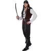 Halloween Men's Pirate Costume Cosplay Masquerade Caribbean Crew Skull Hunter Stage Dress