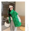 Damen Herbst und Winter Weste Damen Stehkragen geflochtene Weste Oberbekleidung Mode lose Weste Jacke ärmellos 5 Farben