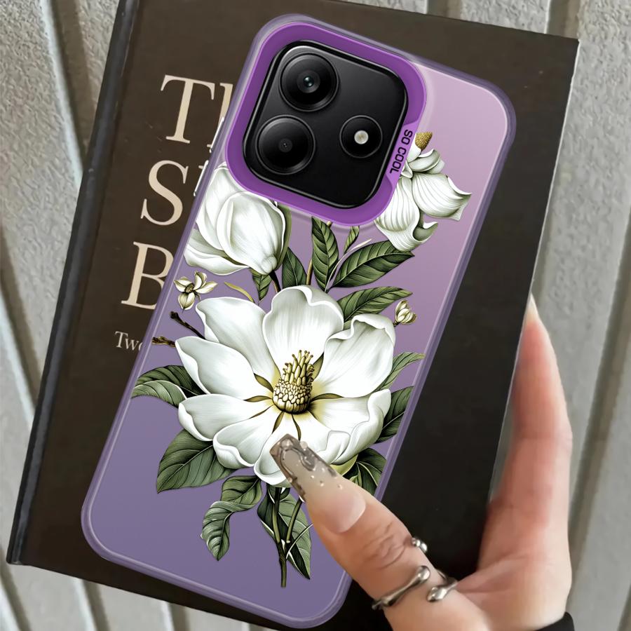 Case for Xiaomi Mi 12T Pro 13T 11 Lite Back Phone Cover Flowers Silicone