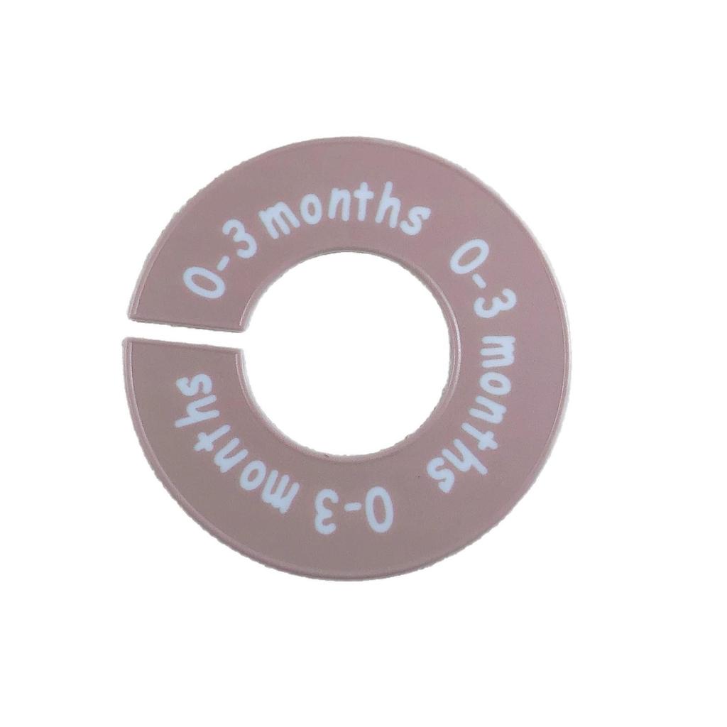 Double-Sided Baby Wardrobe Dividers - 9CM Outer, 4CM Inner