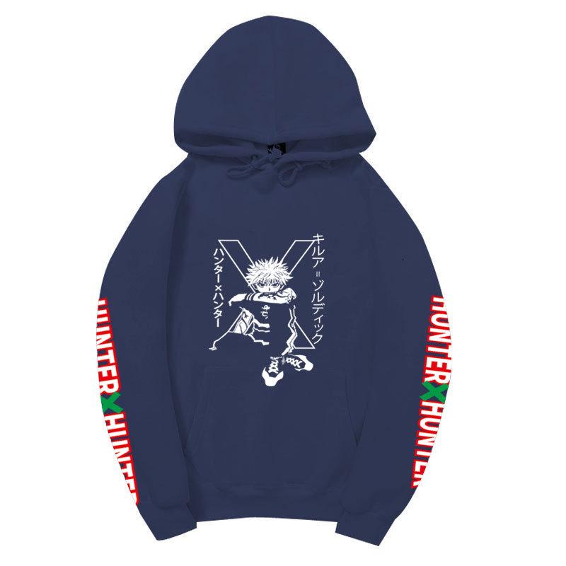 Hunter Killua Zoldyck Graphic Printing Sweatshirts for Fans Casual Long Sleeve Men/Women Clothing Sudaderas Hip Hop Hoody