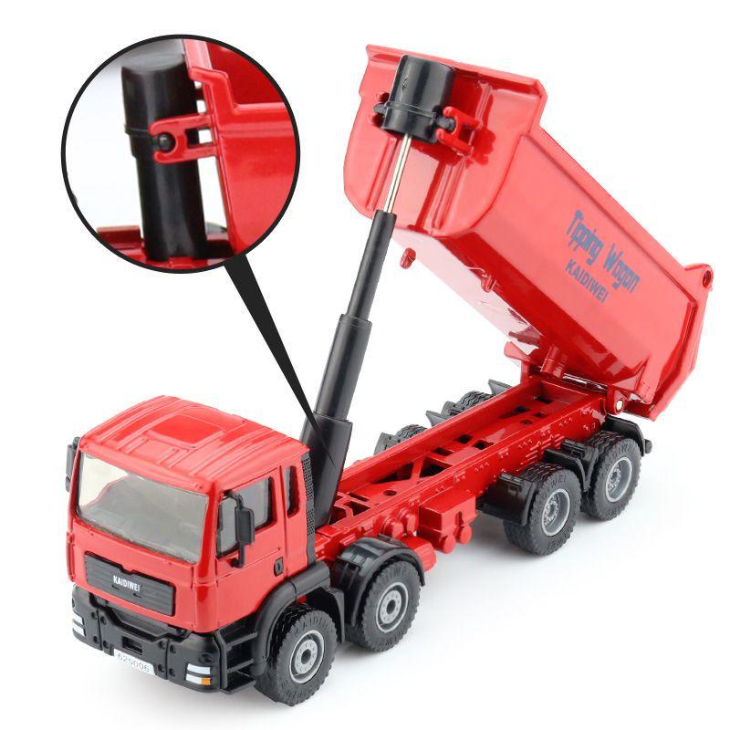 Exquisite 150 Alloy Diecast Model Dumper Truck Toy With Premium Craftsmanship For Kids