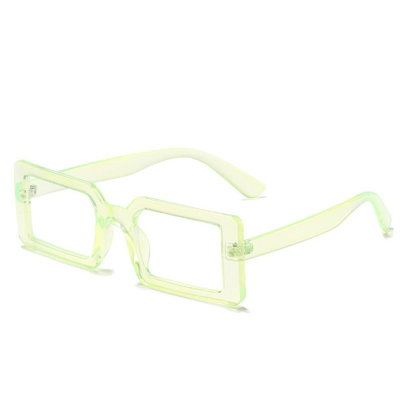 

Новые простые прозрачные очки с защитой от синего цвета, ретро-литературные плоские очки с желеобразными линзами, которые можно оснастить очками для близорукости с оправой Tide new product