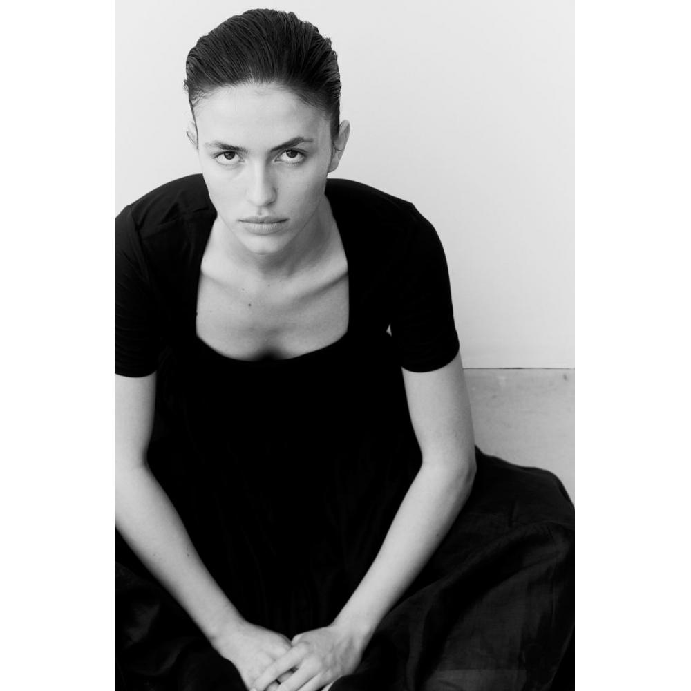 

Топ HM с квадратным вырезом, черный