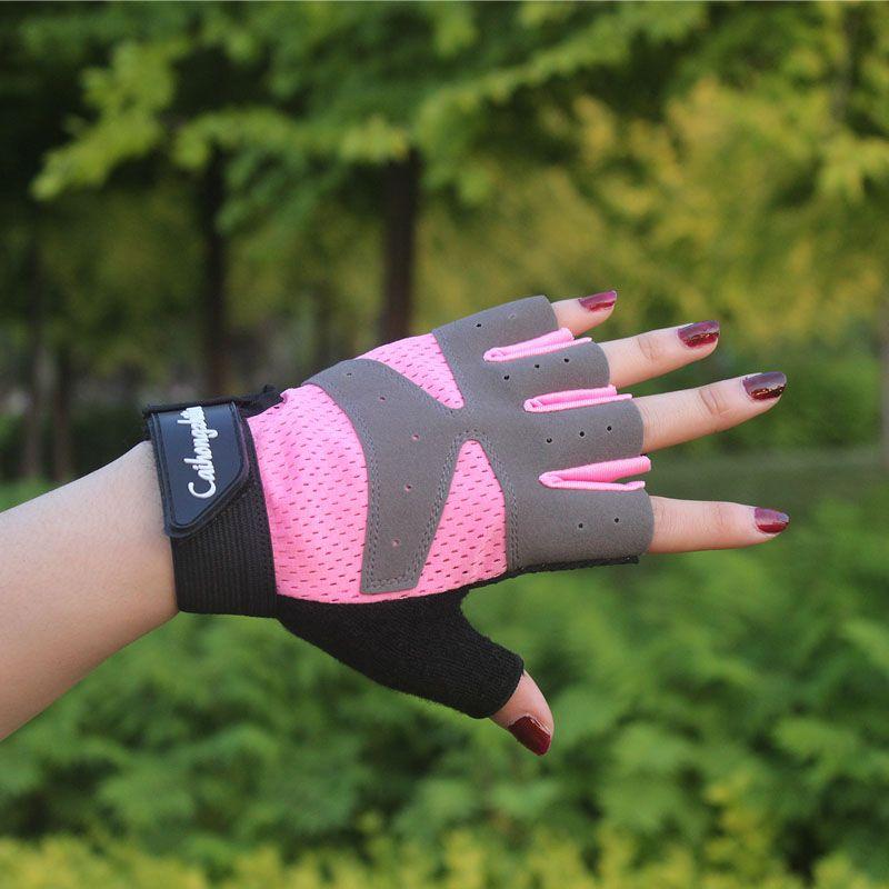 

Fitness Gloves Half Finger Sports Men and Women Summer Breathable Thin Anti-Cocoon Abrasion Resistant Equipment Training Yoga Bicycle Cycling Sports gloves 1803 pink M