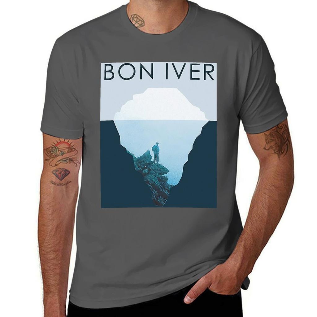 Bon Iver Vintage Tshirt Worker Basic Short Sleeve Tee