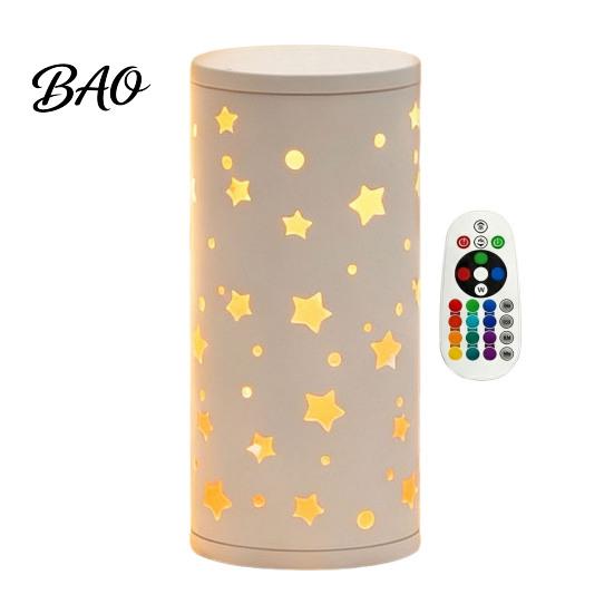 Decorative Lighting USB Butterfly Projector Lamp, RGB 16 Colors Lamp with Remote Bedroom Night Light Control, Hollow-out LED for Living Room