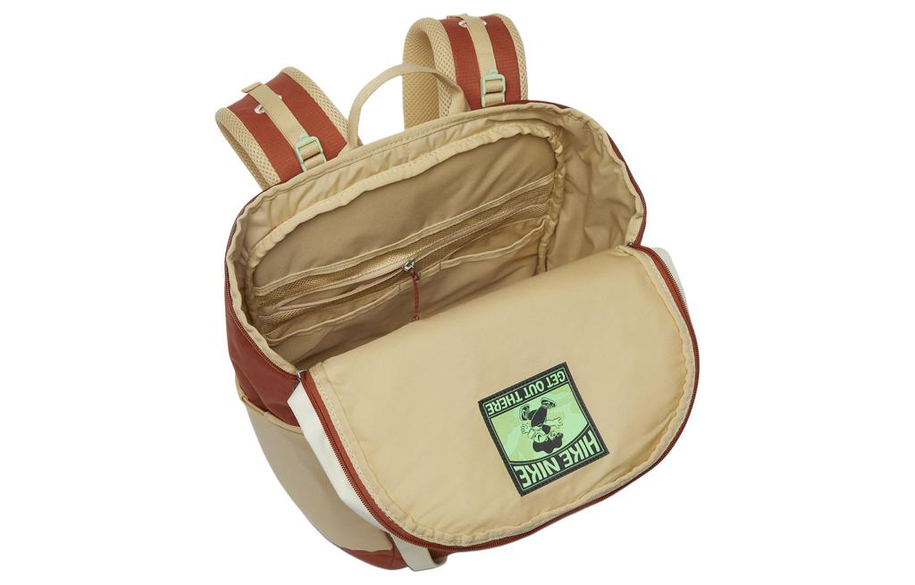 Nike Polyester With Nylon Backpack Unisex Brilliant Sun & Sage & Hemp & Mist Green DJ9677-825