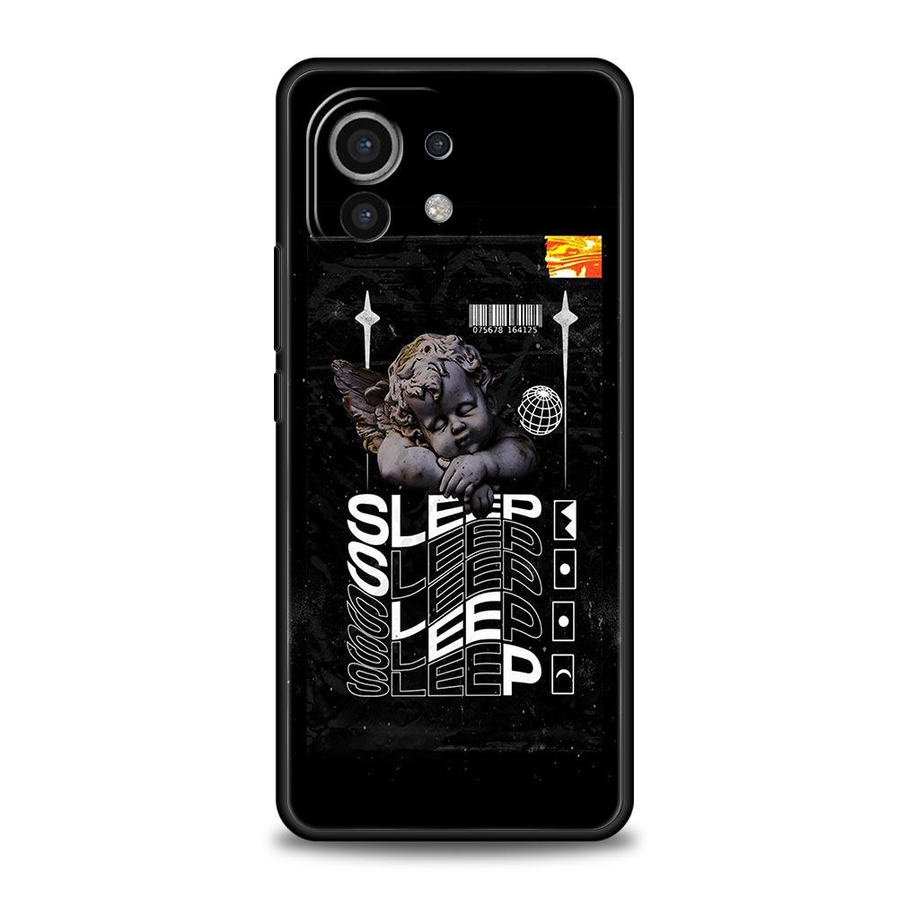 Cartoon Statue Abstract Art Phone Case Cover for Xiaomi Mi 17 15 14 13 12 11 Ultra 15T 14T 13T 12T 11T Pro Lite Soft TPU Shell