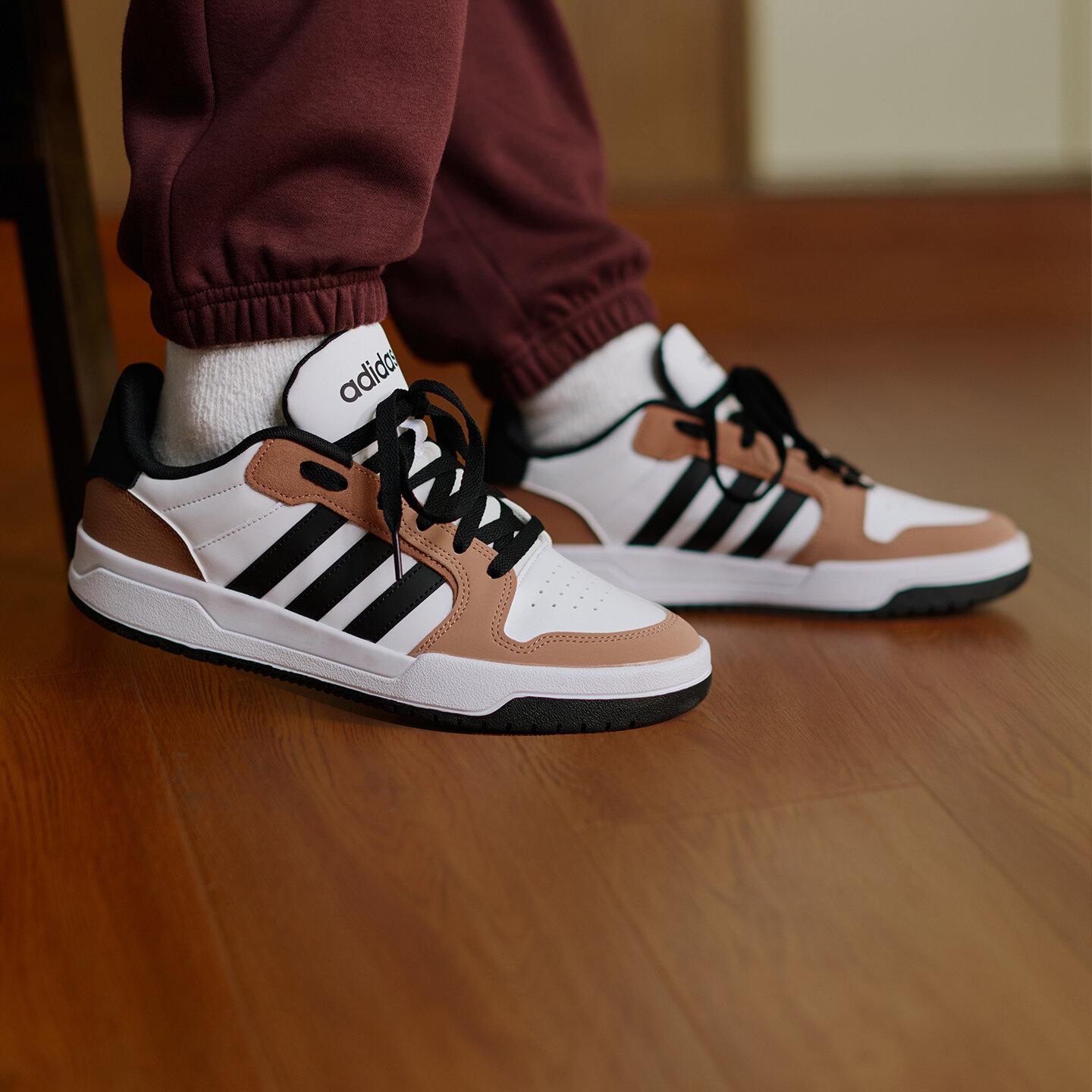 Adidas ENTRAP Soft And Comfortable Low top Skateboard Shoes Unisex Whi 36