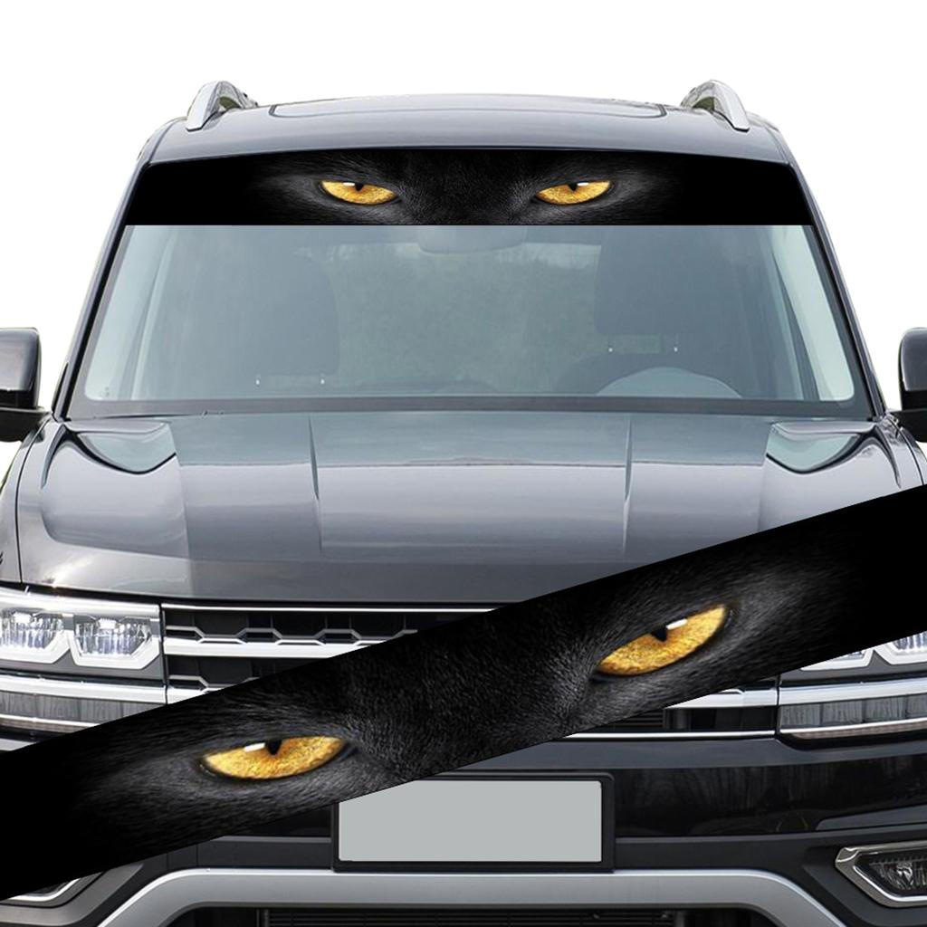 Přední nálepka na auto, Zadní sluneční clona Dekorace 3D stereoskopická nálepka na auto Dekorace do auta Nálepky