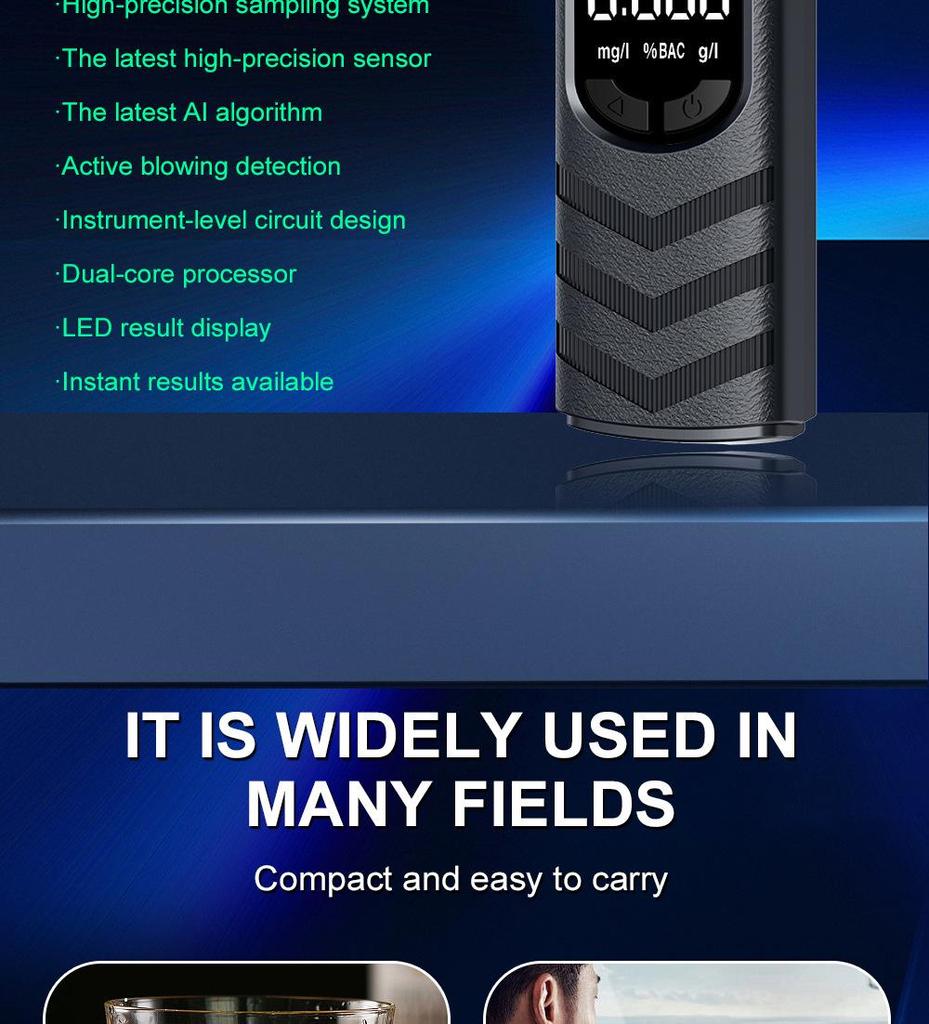 Portable Breathalyzer: Personal Alcohol Detector