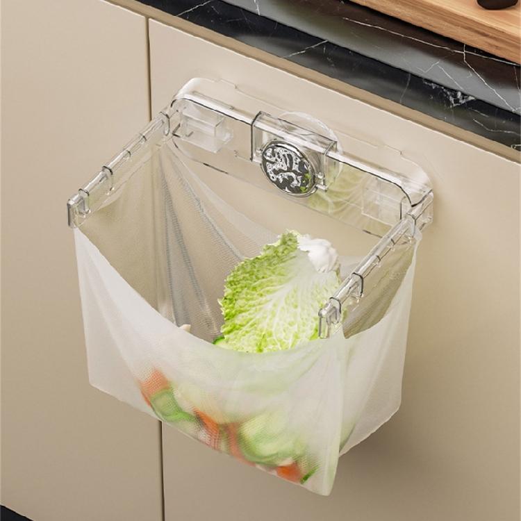 Einfach zu installierender Saugbecher-Müllbeutelhalter für kleine Wohnungen Müll-Hängehalterung Küchenarbeitsplatten-Organizer