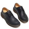First Layer, Low-top Small Leather Shoes, Women's Genuine Leather, Crazy Horse Black Large-size Short Boots, Round Head, Men's and Women's Casual Tool