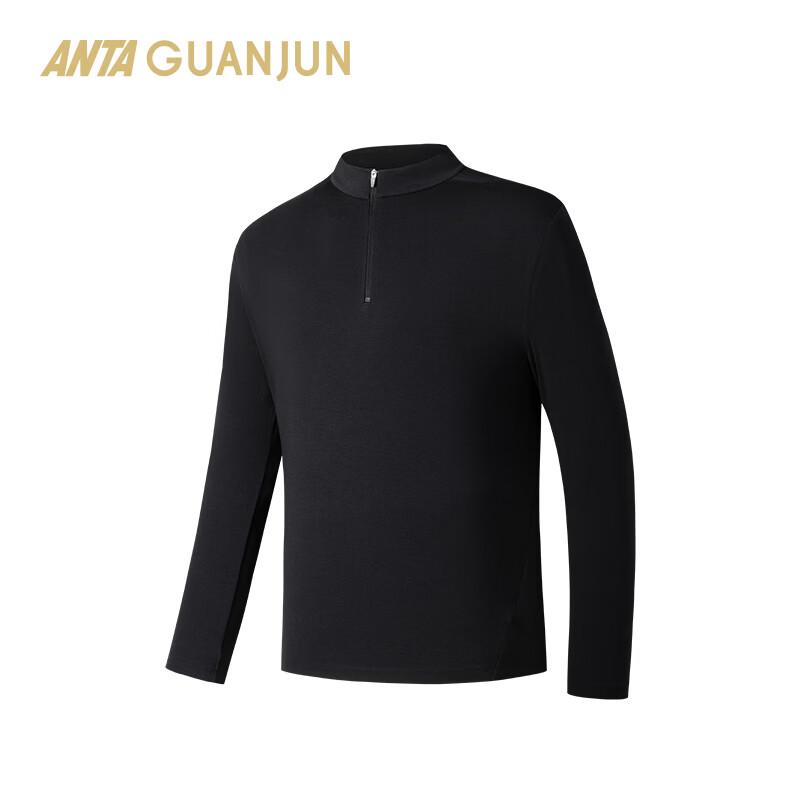 Anta Champion Men's Soft-Wool Stand Collar Long Sleeve T-Shirt
