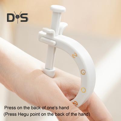 2 pezzi strumento di digitopressione clip di agopuntura per mano piede orecchio sollievo dall'emicrania strumento di ringiovanimento kit di massaggio del punto di pressione