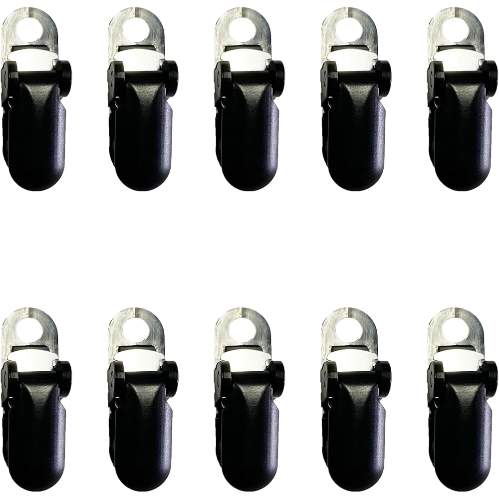 Kintenma Keeper Clips, Pack of 10, Handy Goods, Parts, Made in Japan, One-Touch Clips, Fall Preve...