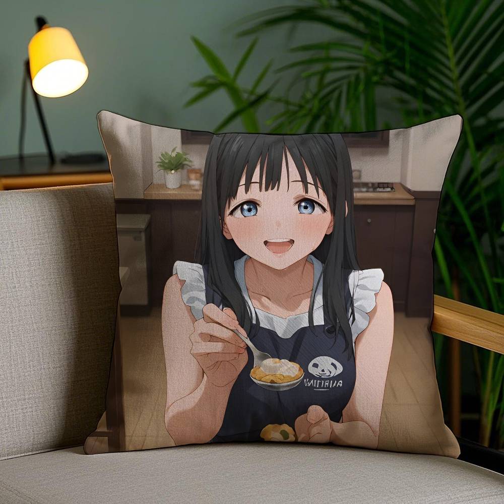 

Fair Island Classical Sweater Pattern Pillow Case Anti-dustmite Pillowcase Invisible zipper silky short plush Sofa cushion cover 12x12Inch