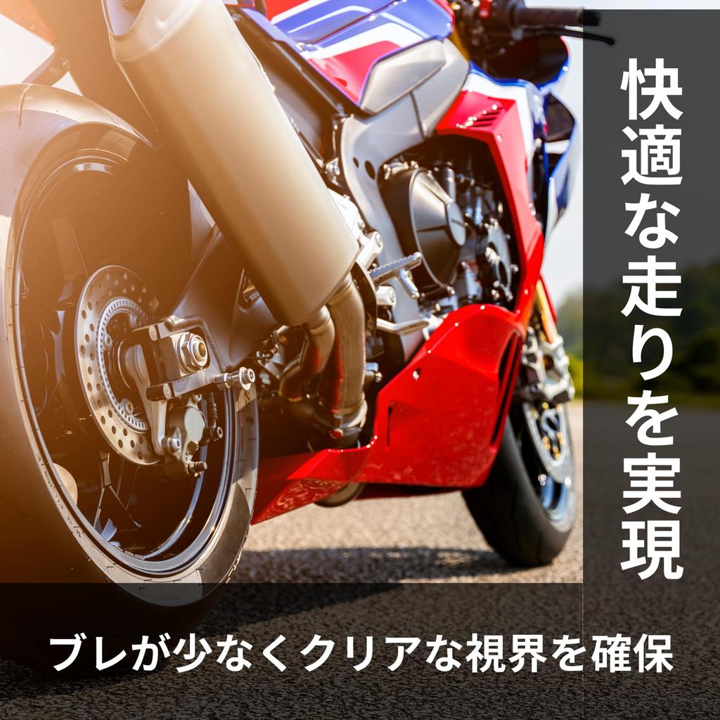 COZENTA Motorcycle Left and Right Easy Installation Mirrors, Set, Off-Road, Universal, (Black)