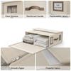 New Bed Sheet Fabric Storage Box Finishing Storage Tool High Quality Non-woven Storage Box Household Item Organization Supplies