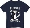 Pussay patrol stag do tshirt funny bachelor party cheeky cat groom squad top