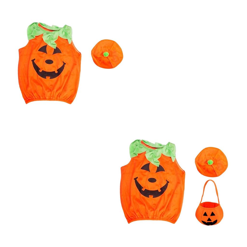 Baby Halloween Pumpkin Costume Cosplay for Fancy Dress Props