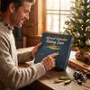 Fishing Themed Christmas Advent Calendar - Holiday Countdown Calendar for Anglers and Fishermen