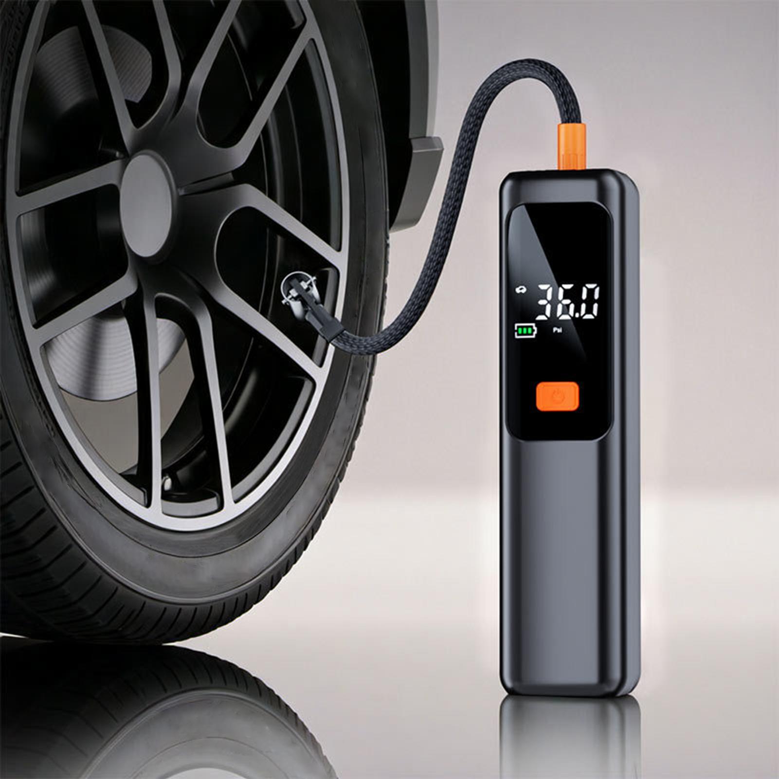 

Portable Air Compressor Portable Tire Inflator Air Compressor Auto Shut Off Vehicle Accessories For Motorcycles Sedans Pickups CHINA