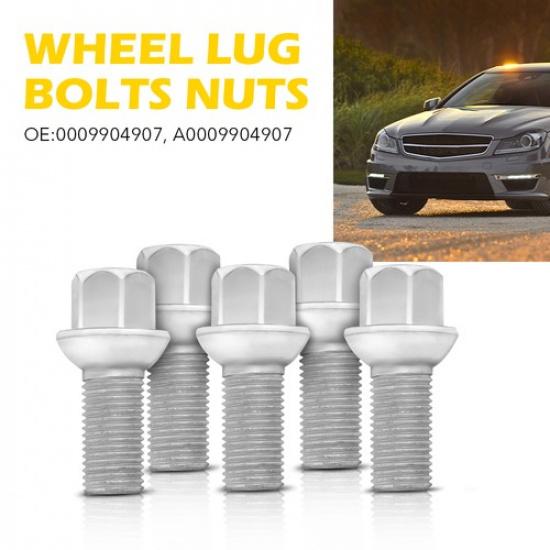 Set of 5 For Wheel Mercedes-Benz Bolts OE # A0009904907
