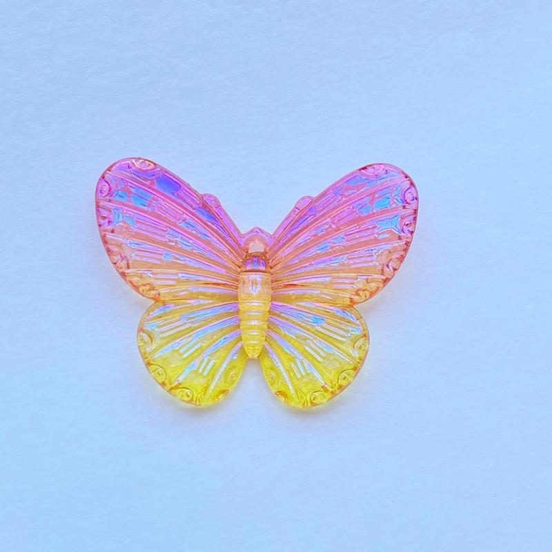 

10Pcs Cute Mixed Mini Plated Butterfly Flat Back Acrylic Cabochons Scrapbooking DIY Jewelry Craft Decoration Accessories L72