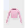 Kids Dance Sweater Girls Dance Wear Off Shoulder Practice Leotard Shawl Neck Sweater Chinese Dance Jacket