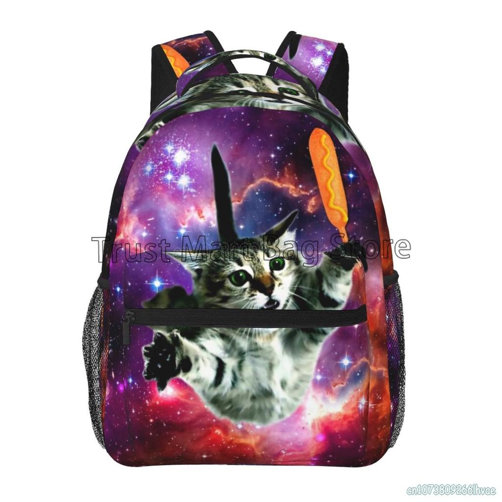Anime Neko Atsume Women Backpack Cartoon Mochila for Girls Boys Travel Rucksack Cute Cat Printing Shoulder Bag for Teenages