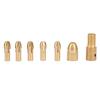 7 Pcs 0.5 3mm Electric Drill Bit Collet Micro Twist Drill Chuck Tool Adapter (3.17mm )