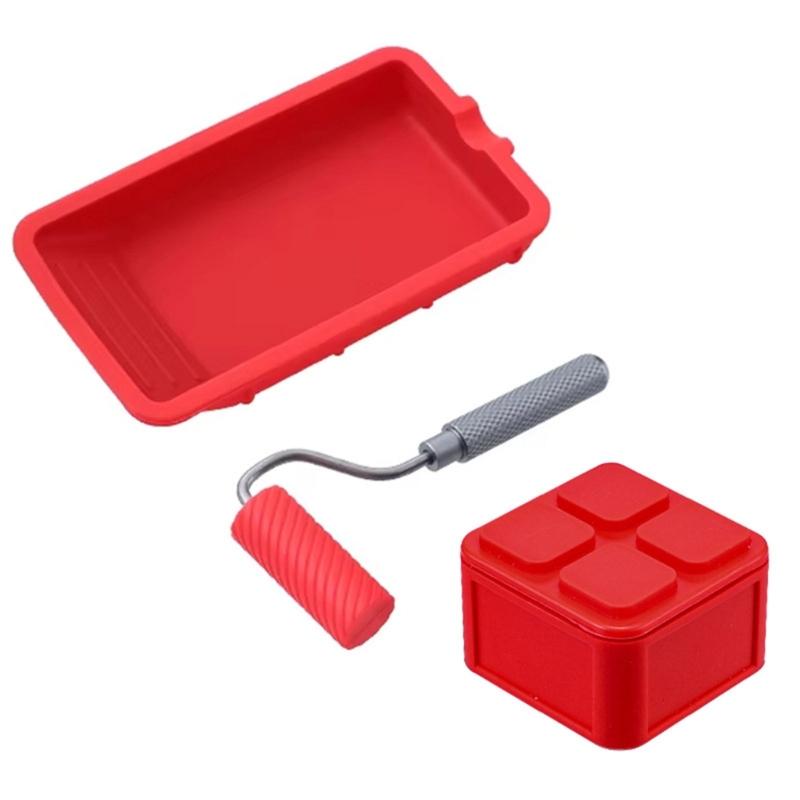 Comprehensive Application Kit With Silicone Tray Roller Brush And Gadgets For Precise Adhesive Projects