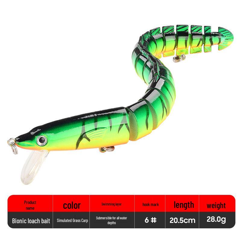 Aspius Long-Cast Marine Fishing Simulation Bait - Large, Slow-Sinking, Fake Lure for Sea Fishing