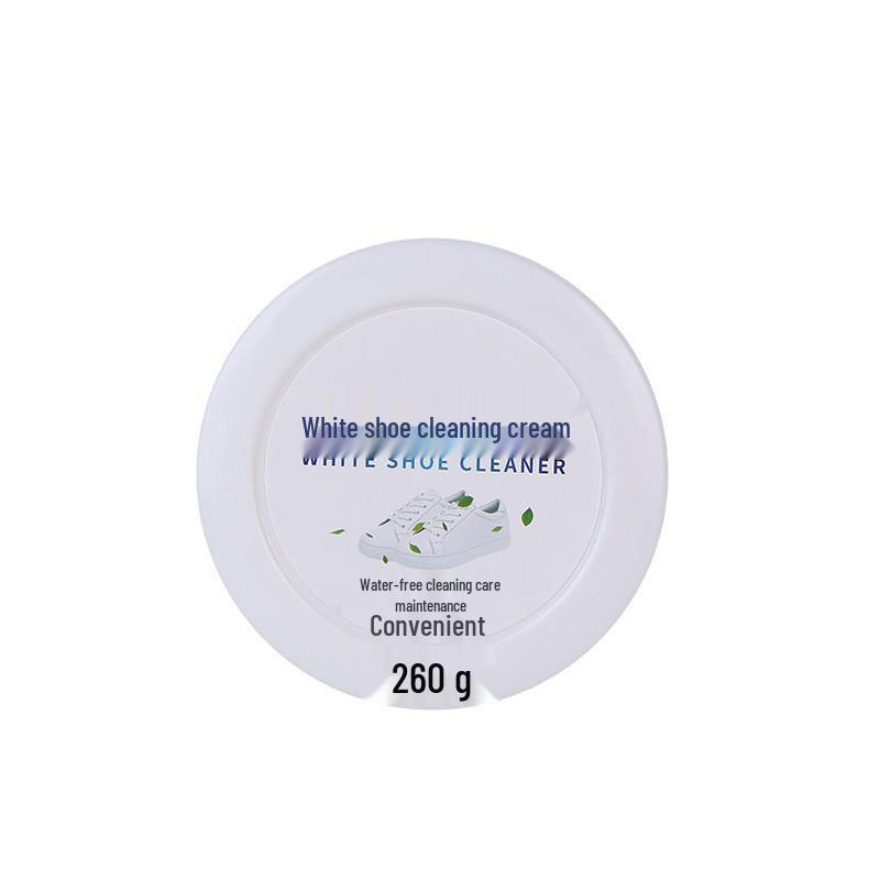 Shoe Cleaner: Multifunctional White Shoe Cream & No-Wash Brush for Whitening, De-Yellowing, and Stain Removal.