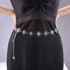 Vintage Smiling Sun Adjustable Belt Metal Belly Waist Chain For Women Girls Hip Hop Dress Skirt Waistband Body Chain Gifts