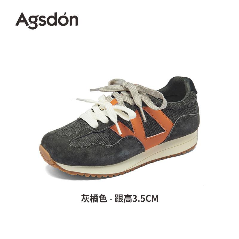 Augustine Ballet Training Shoes Women's 2025 New Autumn Retro Sports Forrest Gump Shoes Platform Student Casual Shoes