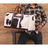 Top Grain Leather Duffle Bag – Vintage Cowhide Travel Weekender, Full-Grain Carry-On Luggage, Groomsmen Gift
