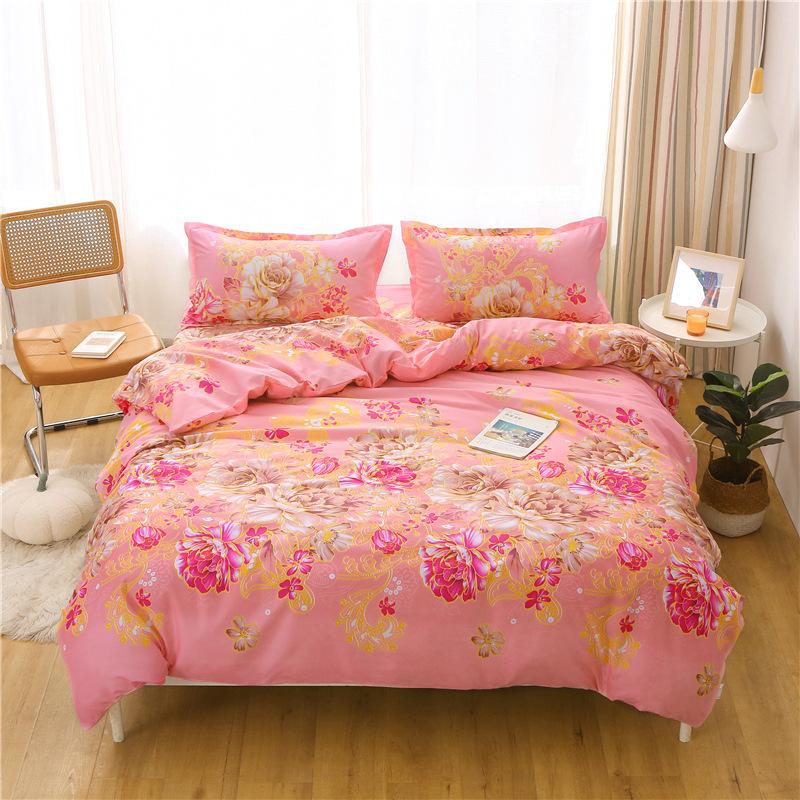 Single Quilt Cover Skin-Friendly Imitation Cotton Brushed Single Double Student Dormitory Home  Pure Cotton Quilt Cover double bed linen