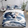 Dangerous Dragon Duvet Cover Set EU Single Double King US Twin Full Queen Size Bed Linen Set