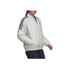 Adidas Sports Windproof Warm Stand-Up Collar Cotton Jacket Women Jackets White GH4582